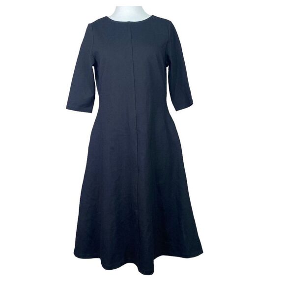 Betabrand Ready Set Go Black Dress Size Medium - Picture 1 of 6